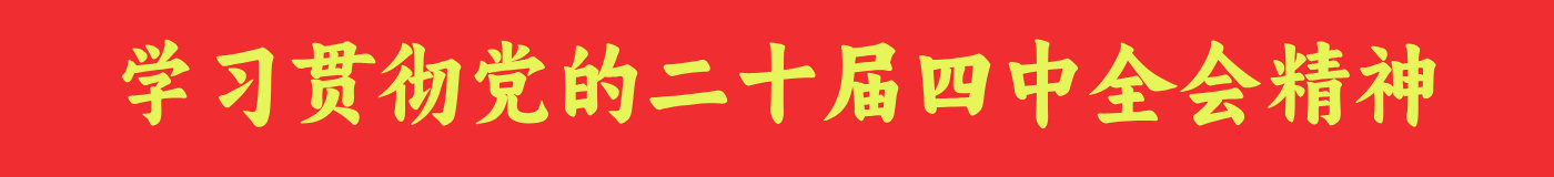 學(xué)習(xí)貫徹黨的二十屆四中全會(huì)精神